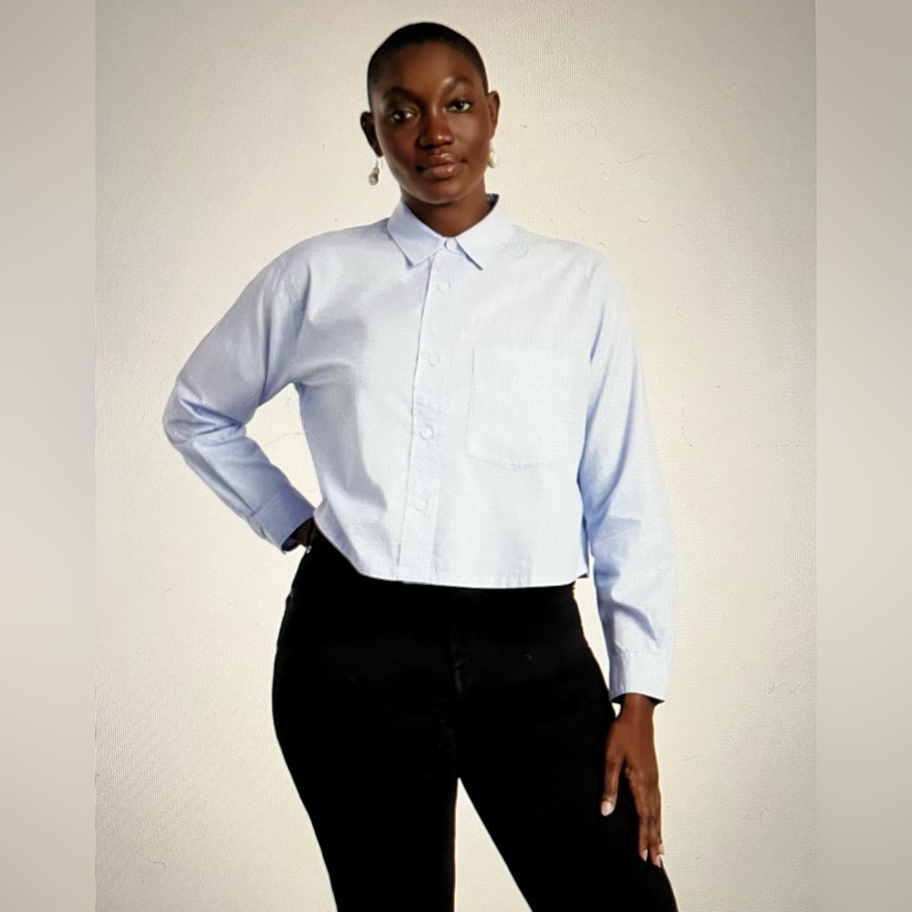 NWT Everlane “The Silky Cotton Way-Short Shirt” in BURNT ORANGE